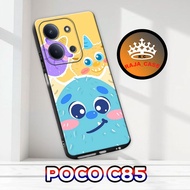 Rc9/Softase rubber poco C85 - Cute Motif - Case poco C85 - Casing poco C85 - Silicone poco C85 cool 