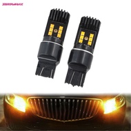 【ISHOWMAL HOT】2x 7443 7440 T20 Amber LED Turn Signal Light Canbus Error