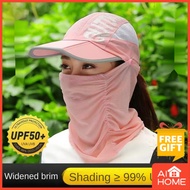 two-in-one empty top folding sun hat Sun Hat Men Women Folding Quick-Drying Cap Outdoor Sports Baseb