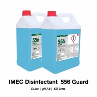 🔥READY STOCK🔥2 Pail X 5L IMEC 556 Guard Sanitizer & Disinfectant for Surfaces Wiping, Mopping, Spray