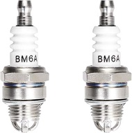 uxcell BM6A Spark Plug 3 Electrode, for M7 / L7T / CJ8 / 1560 Spark Plug Replacement, 2pcs