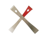 GK 1 Pcs Honey Type Hive Scraper Tool Beekeeping Stainless Steel J Shape J-type Curved Tail Bee Hive