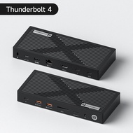 Hagibis Thunderbolt 4 Hub พร้อม Dual Monitor 8K/4K Display Dock 40Gbps Docking Station Thunderbolt C