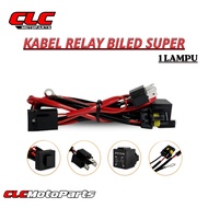 Relay Cable Set HID Projector Lamp Biled Projector Motor Car H4 H4 LED Headlight