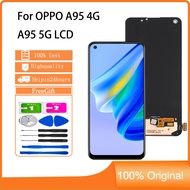 Original AMOLED OPPO A95 4G A95 5G LCD Display Touch Screen Digitizer Assembly