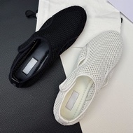 V6XW Alaia Breathable Mesh Fishnet Shoes with Sheepskin Lining - Casual Summer Sandals for Women