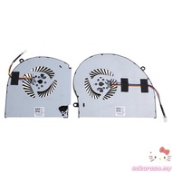 SAK Laptop CPU GPU Radiator Fan for DELL for  17 R4 R5 P31E ALW17 ALW17C 0FRPY8 Cooling Fans for DC 