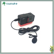 TAMAKO Lavalier Microphone Recording Hi-Fi  Mic for Insta360 ONE RS