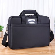 File Bag Multi-Layer Canvas Conference Bag Information Bag a4 Zipper Waterproof Portable Briefcase O