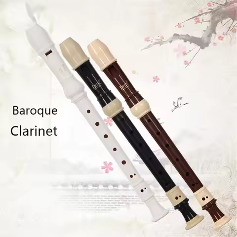 IRIN Baroque Clarinet Woodwind Instrument Recorder Soprano Vertical Flute With Musical Instrument Ac