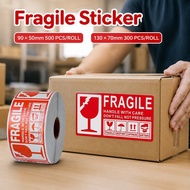 Universal Warning Label Sticker Package Fragile Sticker Office Fragile Sticker