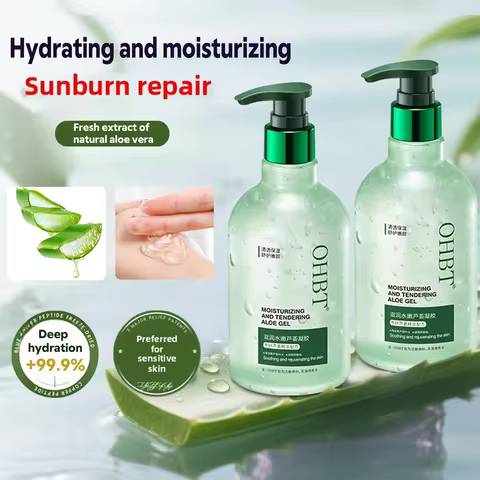 OHBT 300g Aloe Vera Gel Creams Moisturizing Brightening Nourishing Firming Hydrating Face Cream Faci