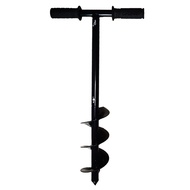 LazaraHome Manual Earth Auger Fence Post Drill Soil Digger Hole Borer 4" Hand Tool