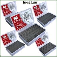 HONE 250/500/1000PCS Automatic Pencil Refill, 90mm Length 0.5/0.7/0.9/1.3/2.0mm Mechanical Pencil Le