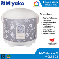 Magic Com Miyako MCM-528 / Rice Cooker Miyako MCM528 (1,8 Liter) / MCM 528