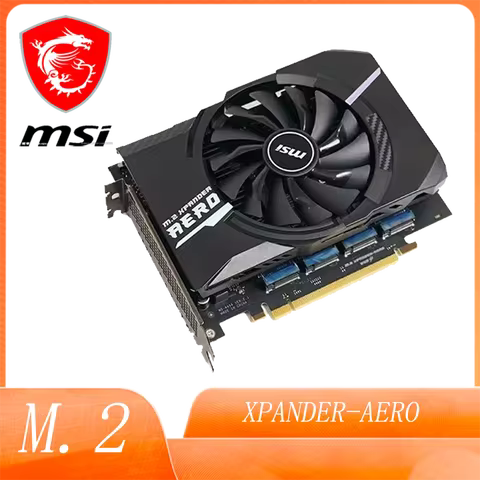 Original MSI M.2 Xpander-AERO GEN4 Pcie Adapter Card Desktop Expansion Hard Drive SSD