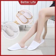 【2 STYLE】10pair Disposable Hotel Home Slippers Towelling Open Closed Toe Slipper Travel Portable Comfortable Shoes