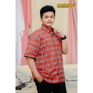 KEMEJA MELARGE - Men's Big Size Blueberry Shirt Men's 4XL Shirt/ Men's 3xl Shirt/ Men's Check Shirt/