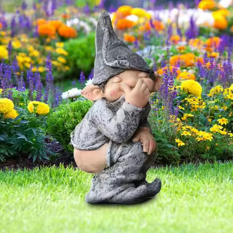 Garden Ornaments Garden Dwarf Dwarf Resin Crafts Garden Dwarf