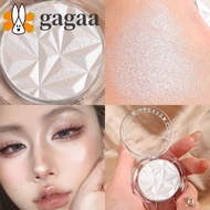 GAGAA Mashed Potatoes Highlighter, Monochrome Brighten Glitter Highlighter, Portable Waterproof Glit
