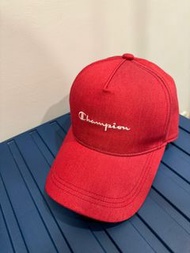 CHAMPION 紅色棒球帽 老帽