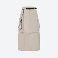 QUECHUA SKIRT NH900 ZIP OFF W lunar beige