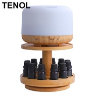 TENOL Essential Oil Display Stand Essential Oil Storage Rack 2 Layer Tabletop Essential Oil Storage 