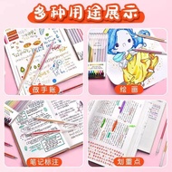 1 ️ ⃣ 1 ️ ⃣ 1 ️ ⃣ Box Color Flash Gel Pen Children's Handbook Pen Handwritten Newspaper Flash Pen Pe