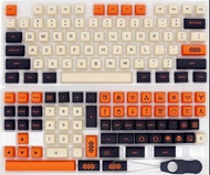 大碳鍵帽 全套143鍵 XDA統一高度 PBT熱昇華工藝 RGB不透光 水口出廠已處理 適用市面多種配列機械鍵盤 GMK Carbon Clones PBT Keycaps (not include 