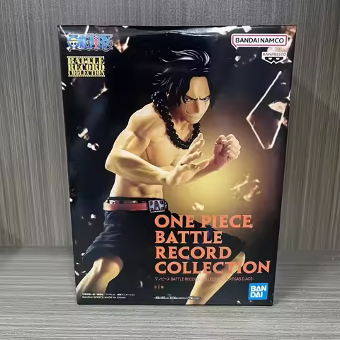 One Piece Bandai Original Banpreso Anime BRC ACE Record Crocodile PVC Action Figures Toys Collectabl