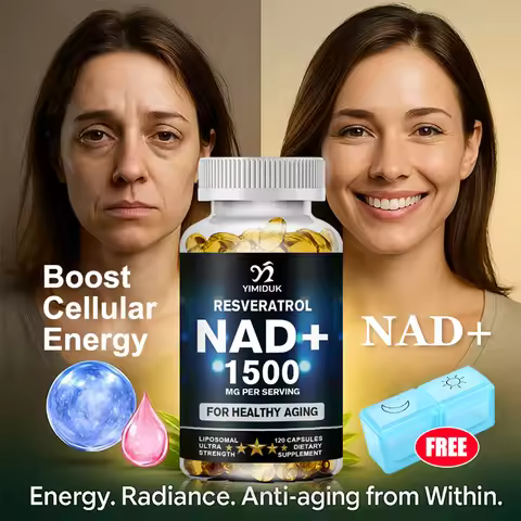 NAD Supplement, 1500mg - Liposomal NAD+ Supplement with Resveratrol, Stamina & Healthy Aging - Stren