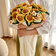 Handmade Crochet Rose Bouquet Blanket Air Conditioning Blanket Holiday Gift Crochet Flower Blanket C