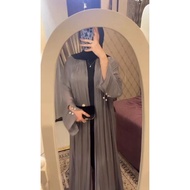 Outer abaya shimmer hodie