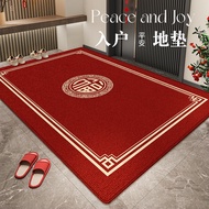 entrance hallway Chinese-style New non-slip foyer door dirt-resistant floor mat, carpet, thick bedro