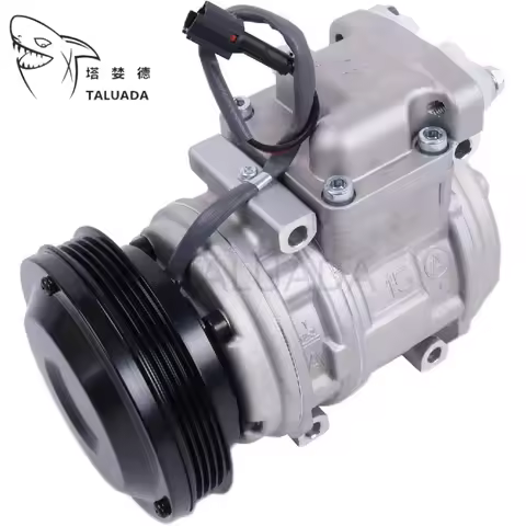 A/C Compressor 2208-6013B For DL200 DL250 DL300 DX160LC DX255 Excavator Engine Air Conditioner Pump 