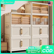 50CM-80CM Multipurpose Double Side Opening Foldable Storage Cabinet Foldable Storage Box With Roller
