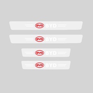 Ciscos 4 Chiếc Trong Suốt Bảo Vệ Bậc Cửa Ô Tô Miếng Dán Xe Phụ Kiện Xe Hơi Cho BYD F0