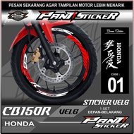 Rim Sticker - Cutting Rim Sticker Cutting Motor Cb150R New/Old 2013-2020