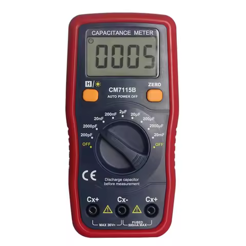 Y17A CM7115B Capacitance Meter Digital Multimeter LCD Display Measurement Tool,CM-7115A Upgrade
