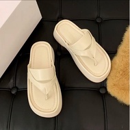 Free ship Dép xuồng đế cao dép nữ xỏ ngón độn 4cm cực xinh ( form bé lấy tăng lên 1 size )