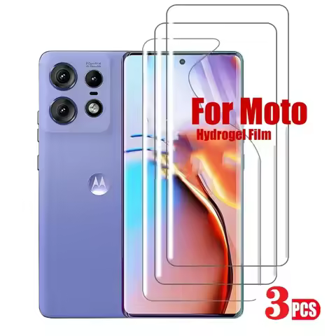3PCS Hydrogel Film For Motorola Edge 60 50 40 Pro Ultra Stylus Fusion Neo Lite UW 2023 2022 2021 202