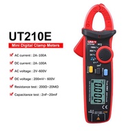 มิเตอร์วัดไฟดิจิตอล UNI-T UT210D UT210E Mini Digital Clamp Meter แคลมป์มิเตอร์ วัดเเอมป์ได้ทั้งAC/DC