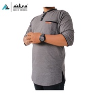 Terbaru Koko Kaos Kurta Pria Muslim Dewasa modern kaos kurta pakistan tangan 3/4 | baju koko pria de