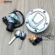 Motorcycle Fuel Gas Cap Ignition Switch Seat Lock Key Kit For CFMOTO CF MOTO CLX 700 CL-X CF700 CL-X