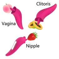 ✥☈Oral Tongue Licking Clitoris Vibrator Erotic Sex Toys Vagina Stimulator Nipples Massage