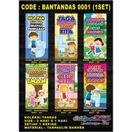 PRE-ORDER - BANNER SET HIASAN TANDAS SEKOLAH