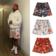 Ee-q28 paint v2 European and American men's shorts - The Blackcopz, 4-way stretch polyester material