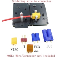 RC Connector and Silicone Wire Welding Soldering Insulate Station Jig RC Tools for XT90 XT60 EC5 EC3