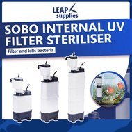SOBO Internal UV Filter Steriliser | Aquarium Remove Bacteria Water Pump