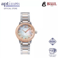 [Aptimos] Ernest Borel Galaxy N0113L0A-QN4N Mother of pearl Dial Women Quartz Bracelet Watch
